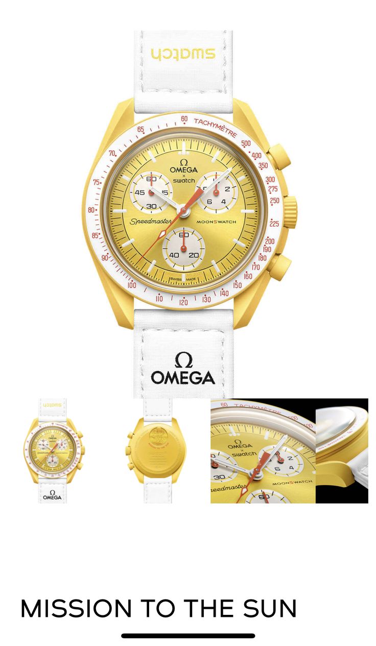 OMEGA X SWATCH MOONSWATCH Mission To The Sun Bioceramic Watch