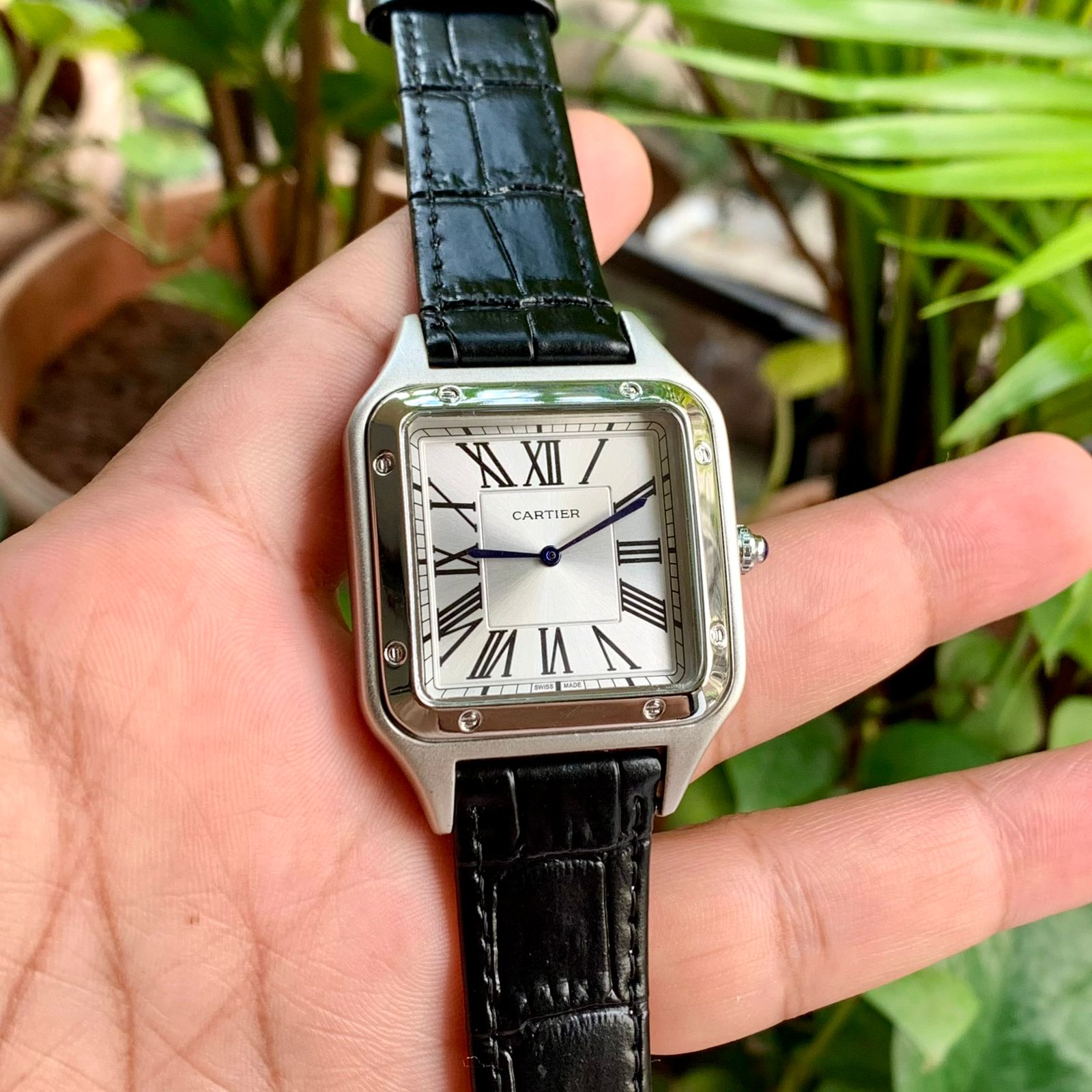 CARTIER DUMONT BLACK SILVER