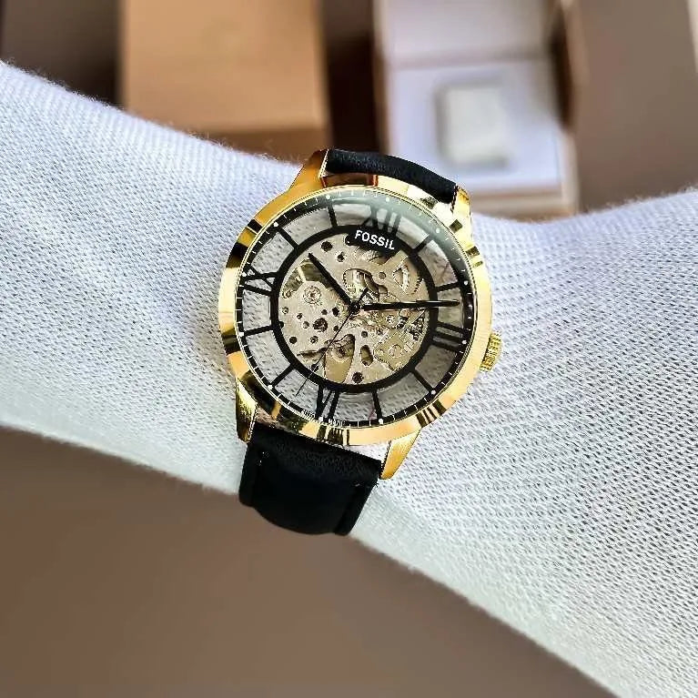 FOSSIL TOWNSMAN Skeleton GOLD BLACK