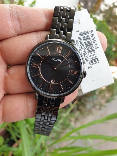 Fossil watch with date working for women