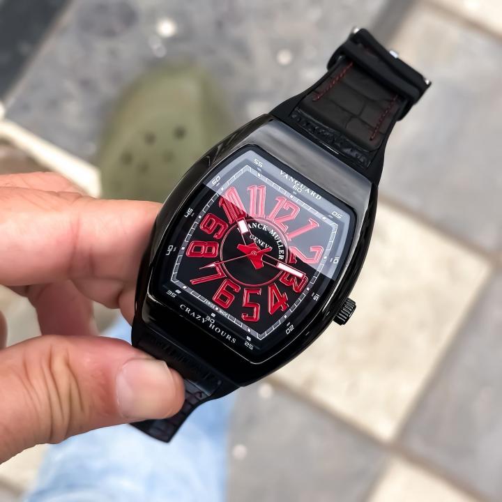 FRANCK MULLER RED BLACK