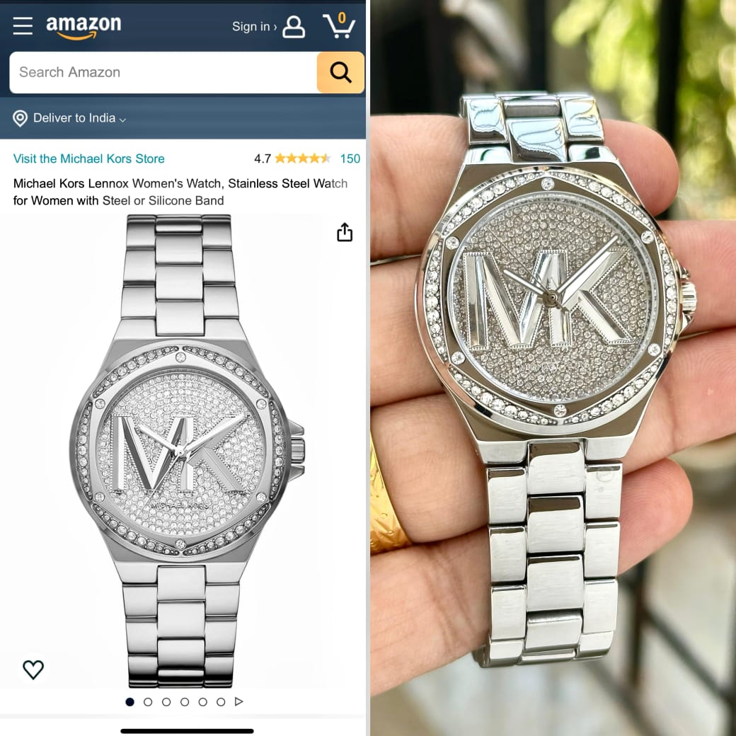 Michael Kors dimond watch for women's