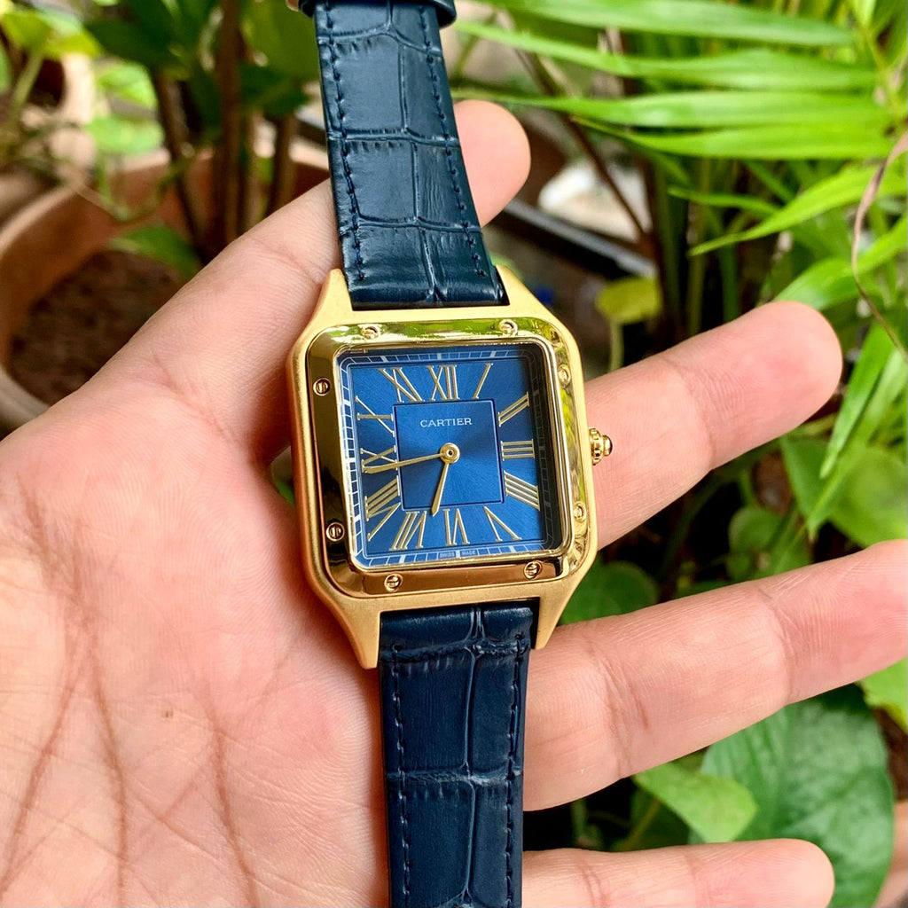 CARTIER DUMONT NAVY BLUE GOLD