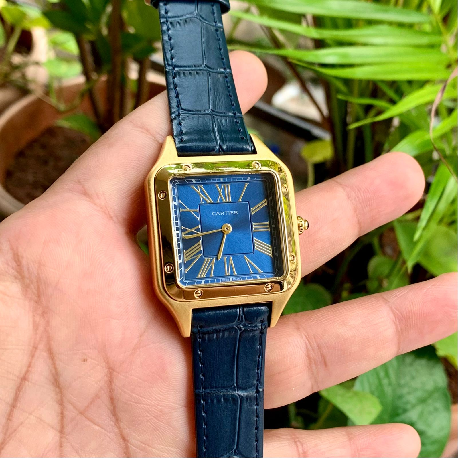 CARTIER DUMONT NAVY BLUE GOLD