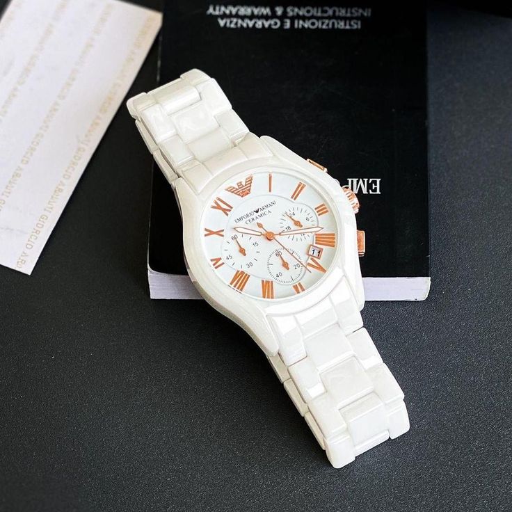 EMPORIO armani chronograph (Ceramic watch)