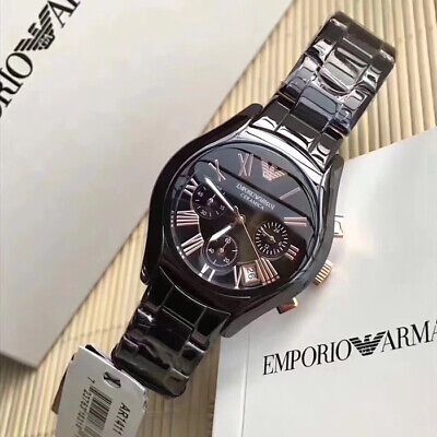EMPORIO armani chronograph (Ceramic watch)