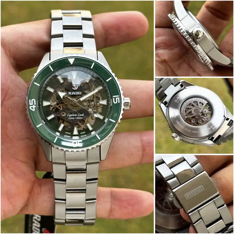RADO CAPTAIN COOK SKELETON GREEN (AUTOMATIC)