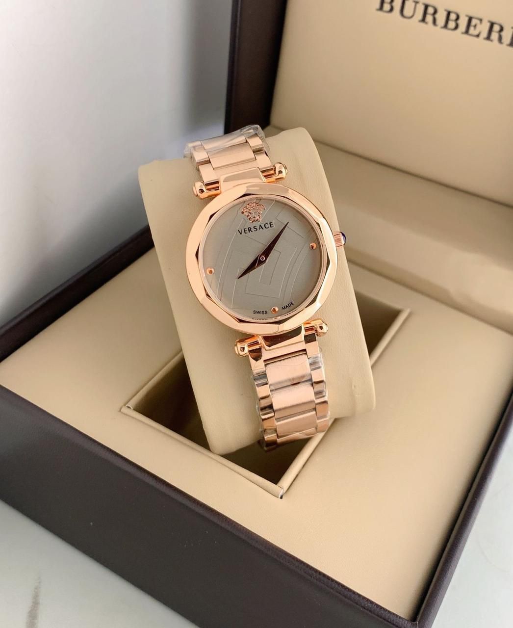 Versace Ladies watch (RoseGold grey)
