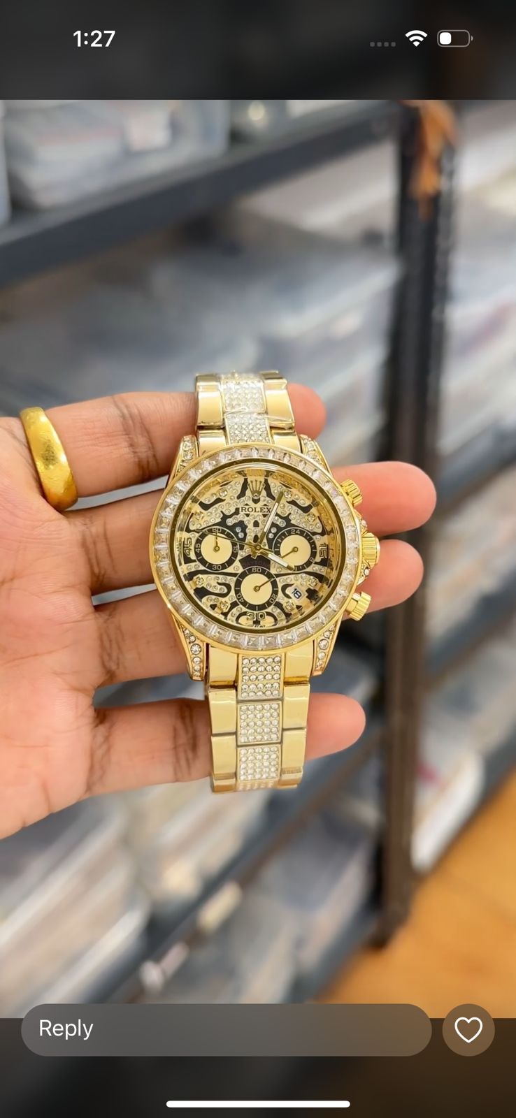 ROLEX Oyester perpetual Tiger (gold)