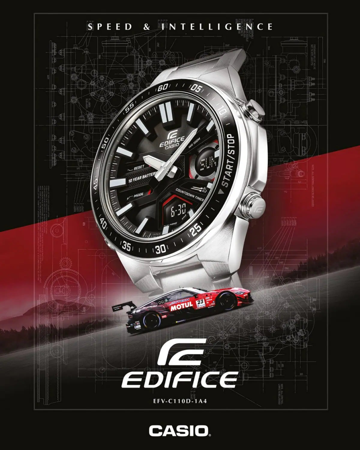 CASIO EDIFICE World Time (Japan Quality)