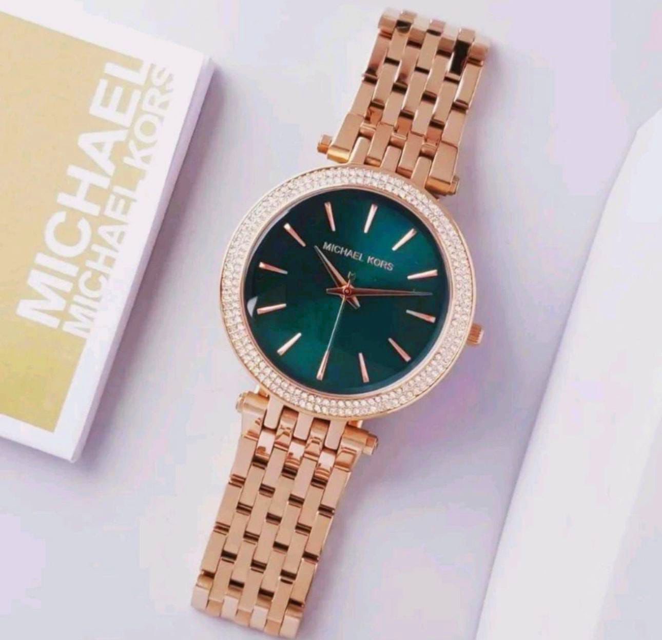 Michael Kors Darcy green watch for ladies