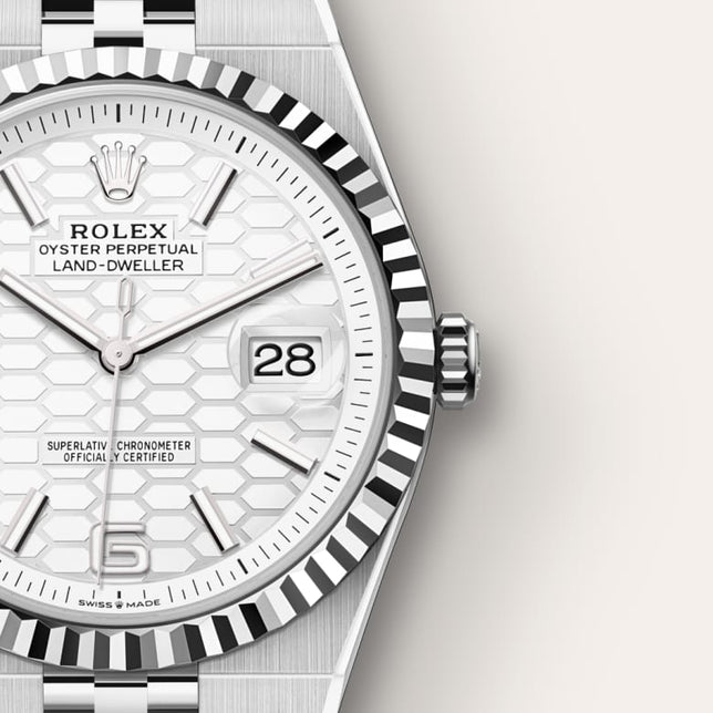 ROLEX LAND-DWELLER SILVER (CELL MODEL)