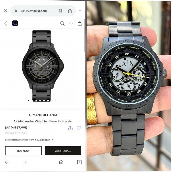 Armani Exchange Full Black