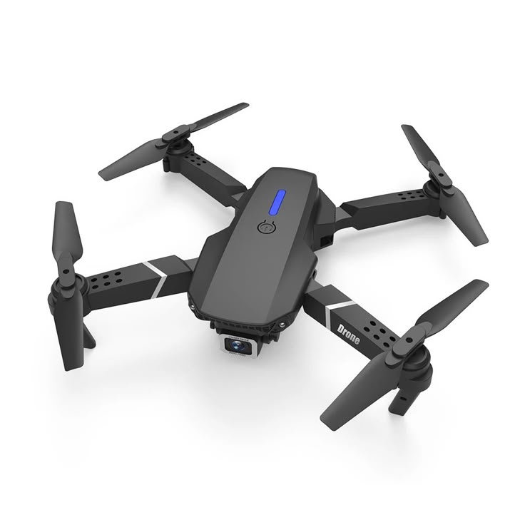 E88 foldable drone with double battery & double camara
