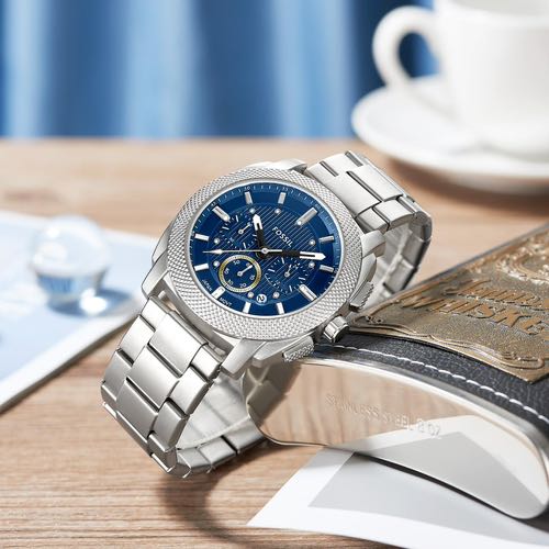 FOSSIL CHRONOGRAPH Silver Dial Men's Watch