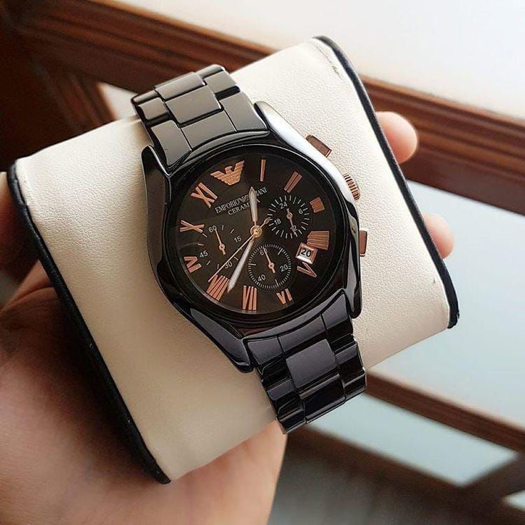 EMPORIO armani chronograph (Ceramic watch)