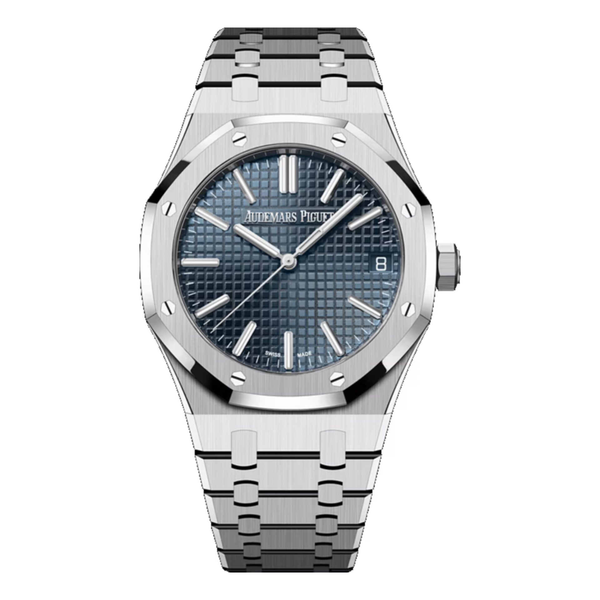Audemars Piguet Royal Oak Silver Blue JAPAN 1ST (BATTERY MODEL)