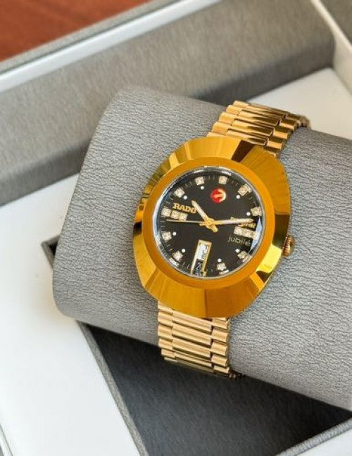 RADO DIASTAR GOLD BLACK DUAL DAY DATE (AUTOMATIC)