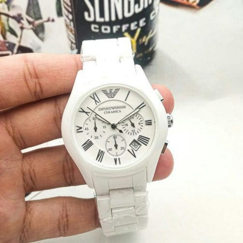 EMPORIO armani chronograph (Ceramic watch)