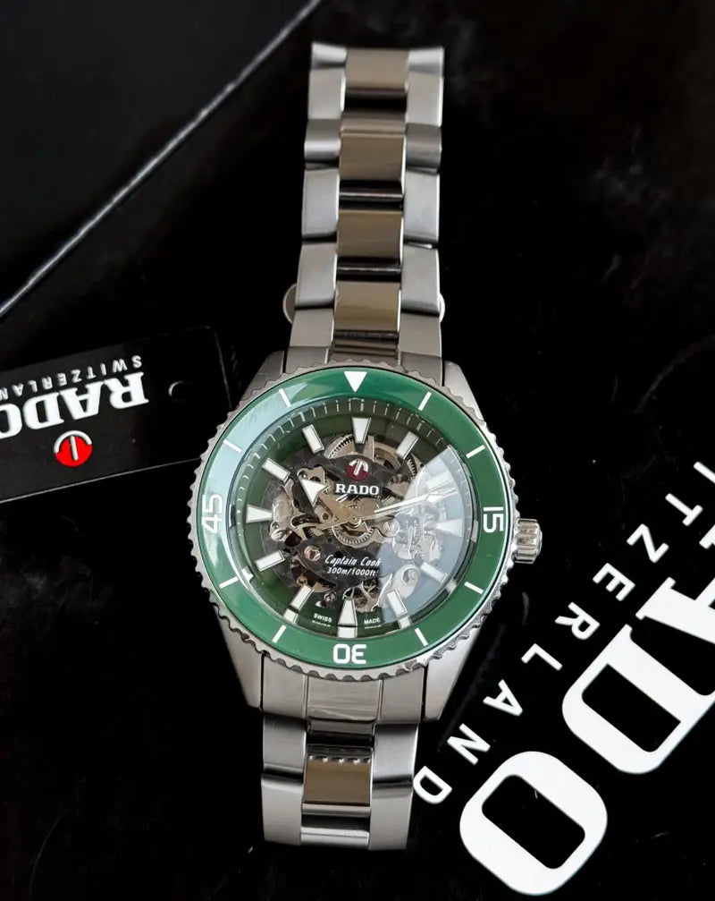 RADO CAPTAIN COOK SKELETON GREEN (AUTOMATIC)