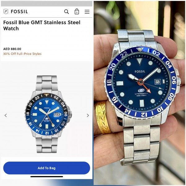FOSSIL GMT EDITION Men's Watch