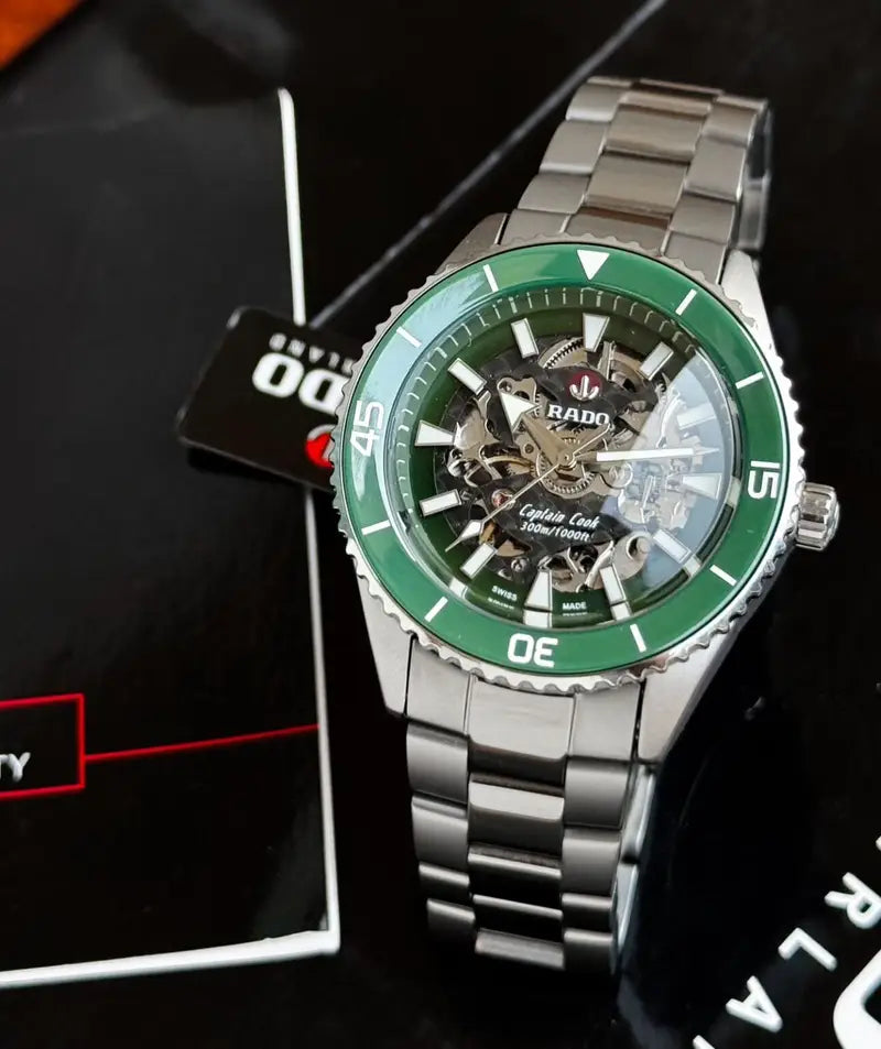 RADO CAPTAIN COOK SKELETON GREEN (AUTOMATIC)