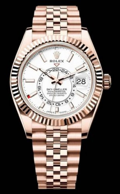 Rolex Sky-Dweller Everose Gold Black Dial oyester belt (automatic)
