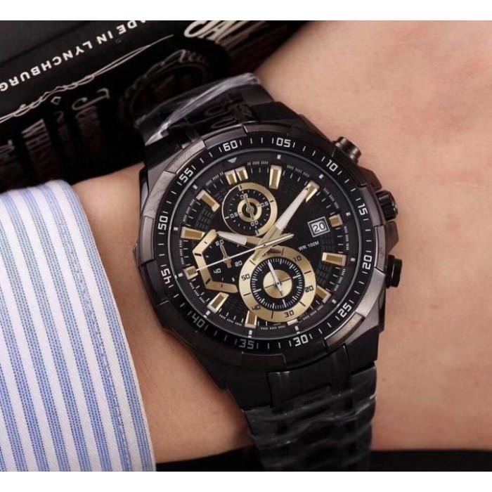 EDIFICE CASIO CHRONOGRAPH With Black Stainless steel Strap Men's Watch
